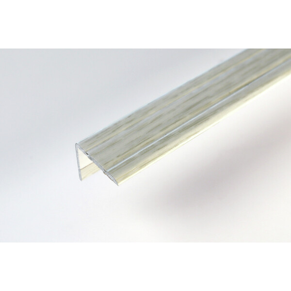 D-profile Trappenese 25X20mm Light Oak Selvklebende 1m