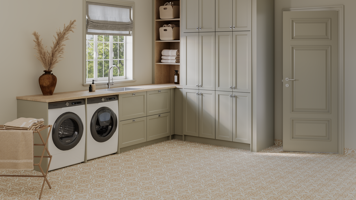 Tarkett Aquarelle Lyon Terracotta Våtromsbelegg 3 m