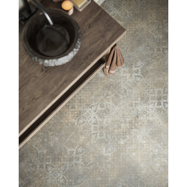 Våtrom Aquarelle Carcassonne Concrete Blue Våtromsbelegg 4 m