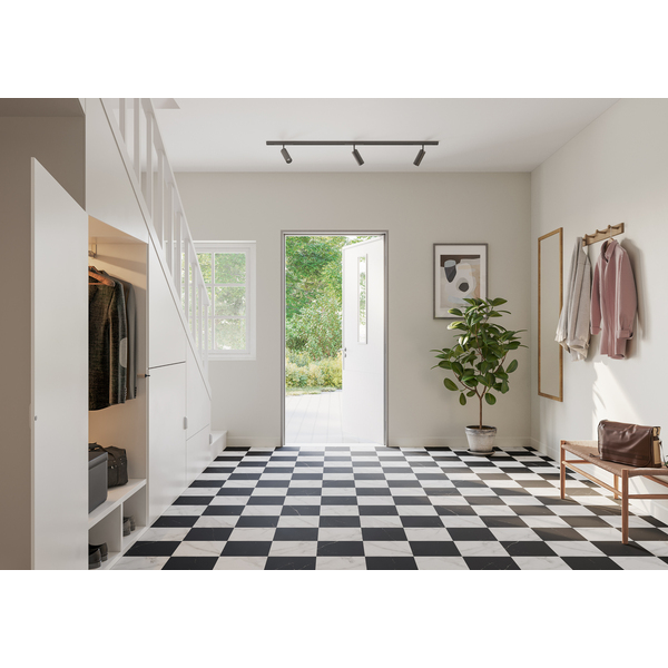 Tarkett Iconik T-Extra Logis Black & White Vinylbelegg 3M