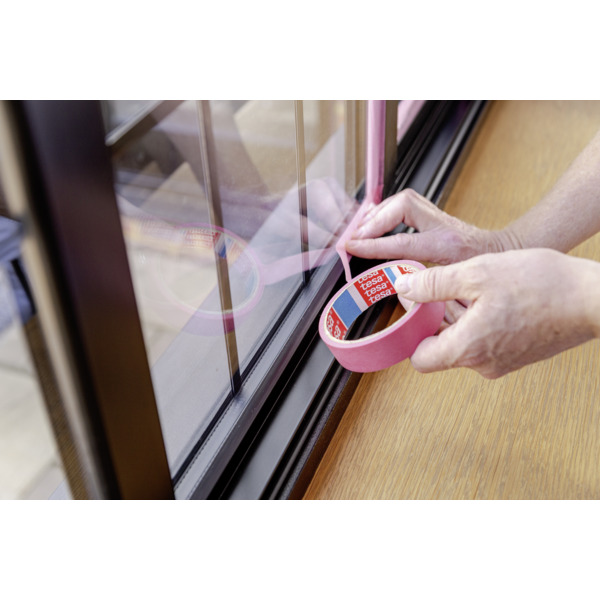 Tesa Malertape Silikon Rosa 25m