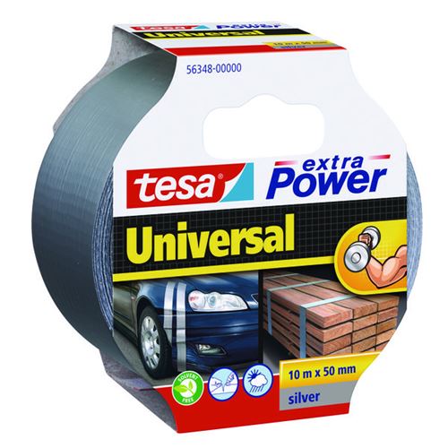 Tesa Lerretstape Ekstra Power Grå 50 mm x 10 m
