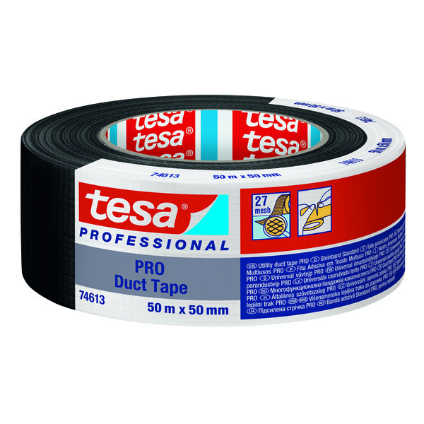 Tesa Tekstiltape Pro Sort 50 mm x 50 m