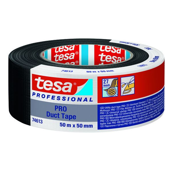 Tesa Tekstiltape Pro Sort 50 mm x 50 m