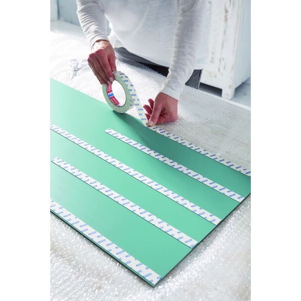 Tesa Dobbelsidigtape Speil Hvit 19 mm x 5 m