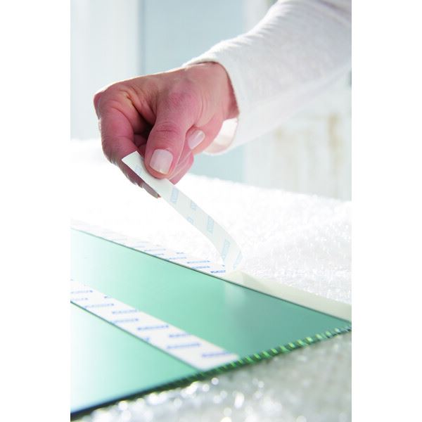 Tesa Dobbelsidigtape Speil Hvit 19 mm x 5 m