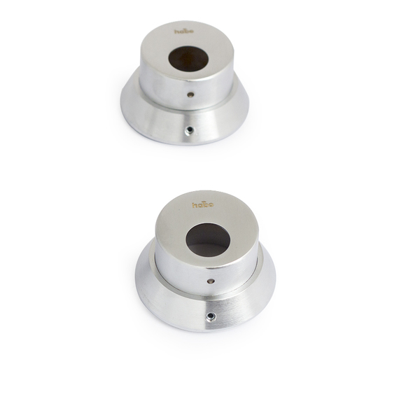 Habo Sylinderkopp - Børstet Krom