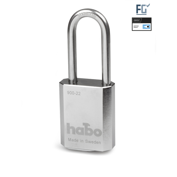 Habo Hengelås 900 - 22 HB60 Messing