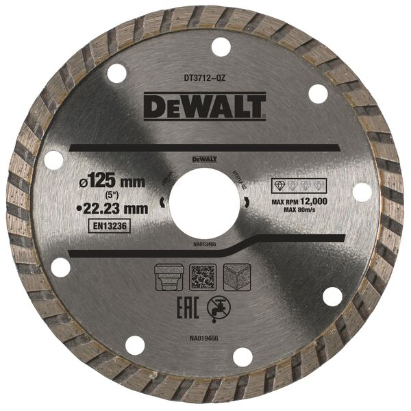 DeWalt Kappeskive Diamant Turbo ø125 mm