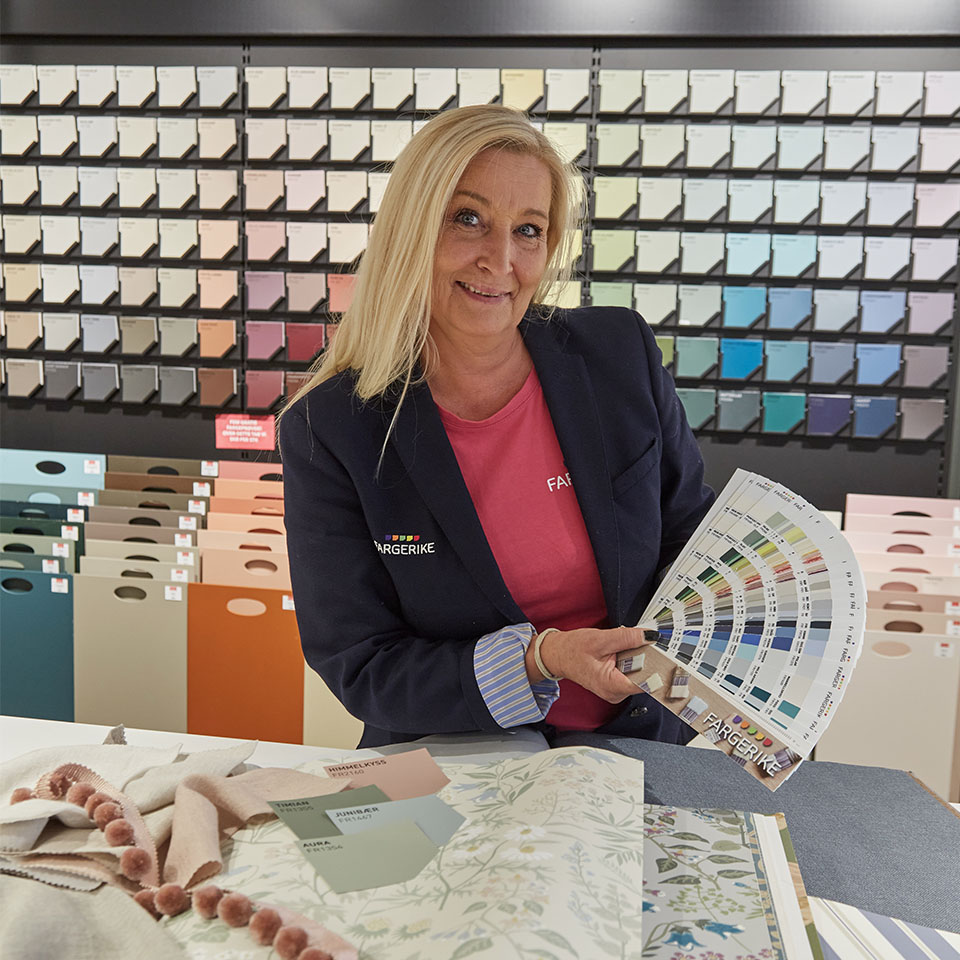 Interiørkonsulent i butikk