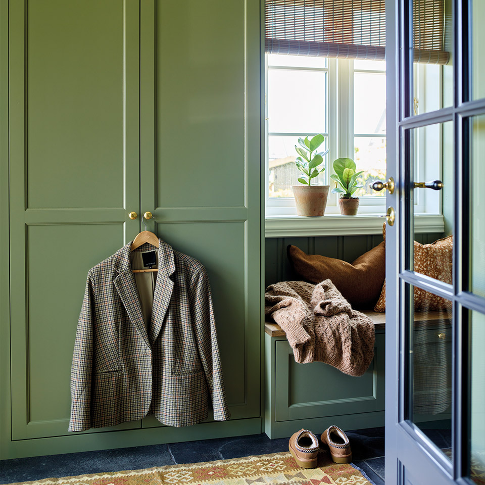 Klassisk grønn panel