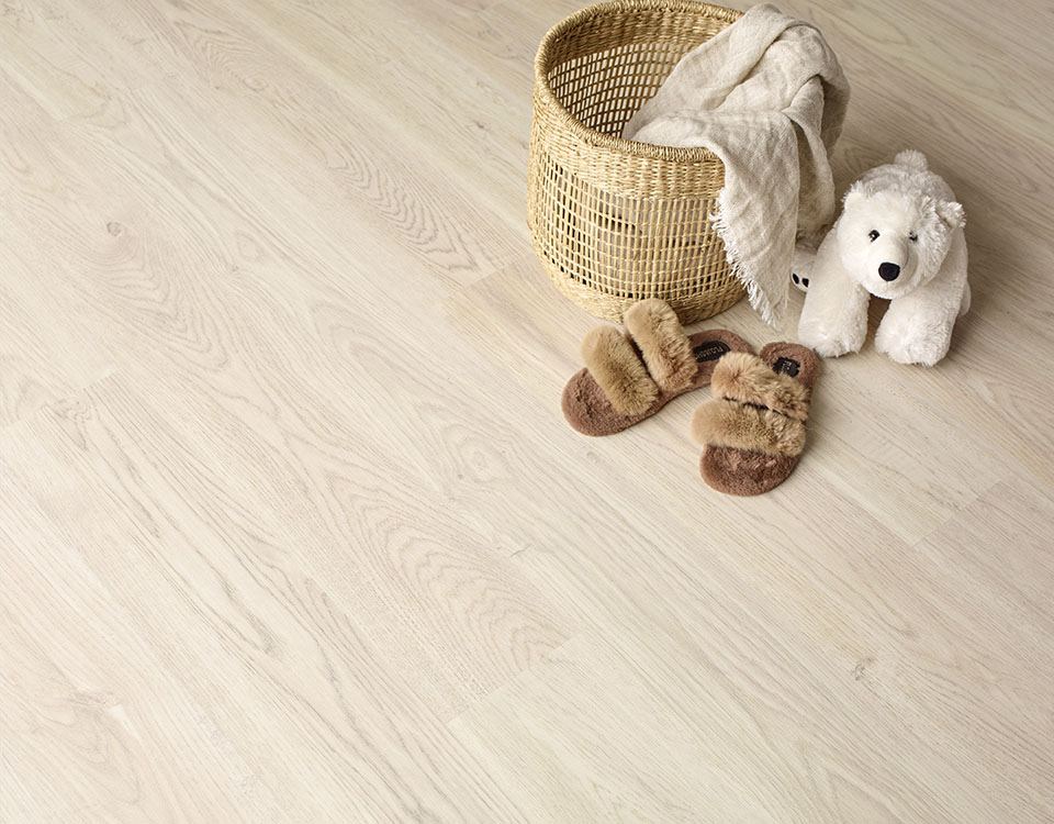 Kork Natural XL Essential Oak White Korkgulv