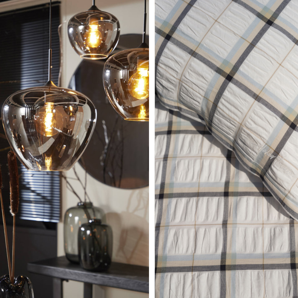 Bilde av pendel og sengetøy