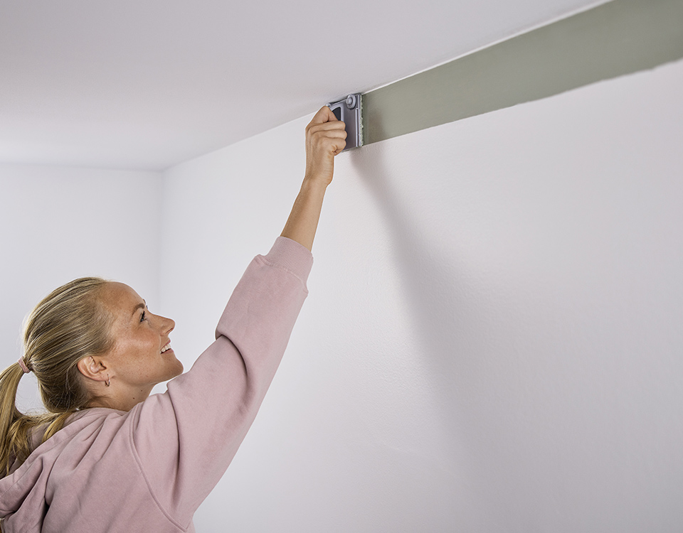 Drar  jevnt fra side til side. TIPS: ikke start helt i hjørnet