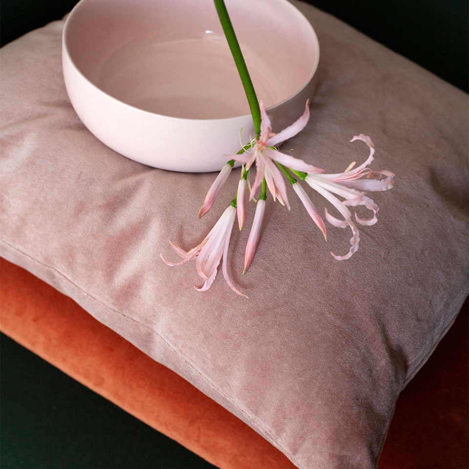 Rosa interiør marmor