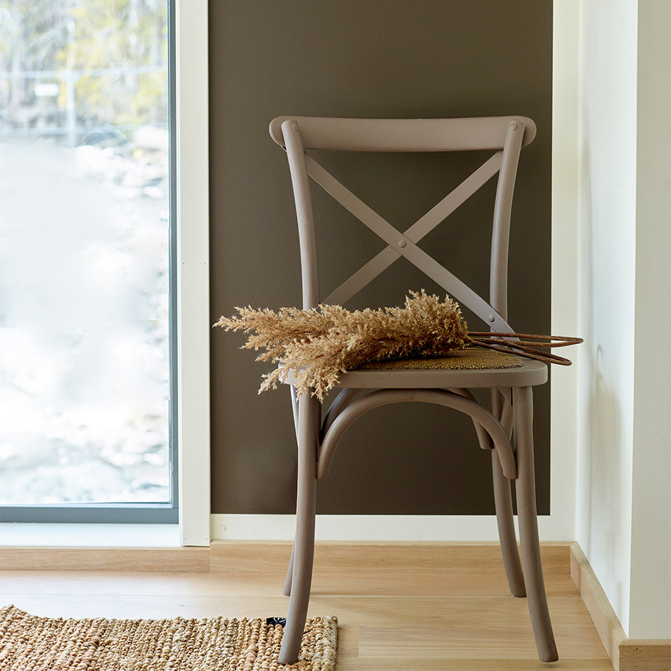 Meander brun farge gang