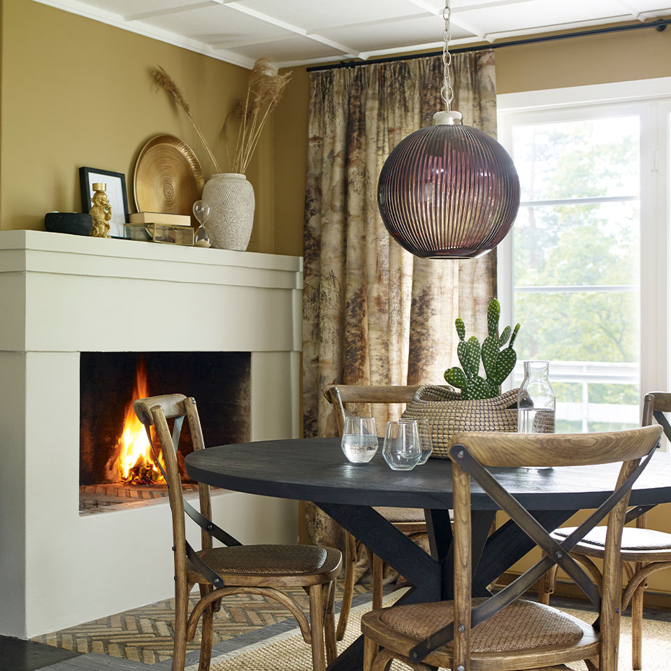 Spisestue farge Ørkenrose