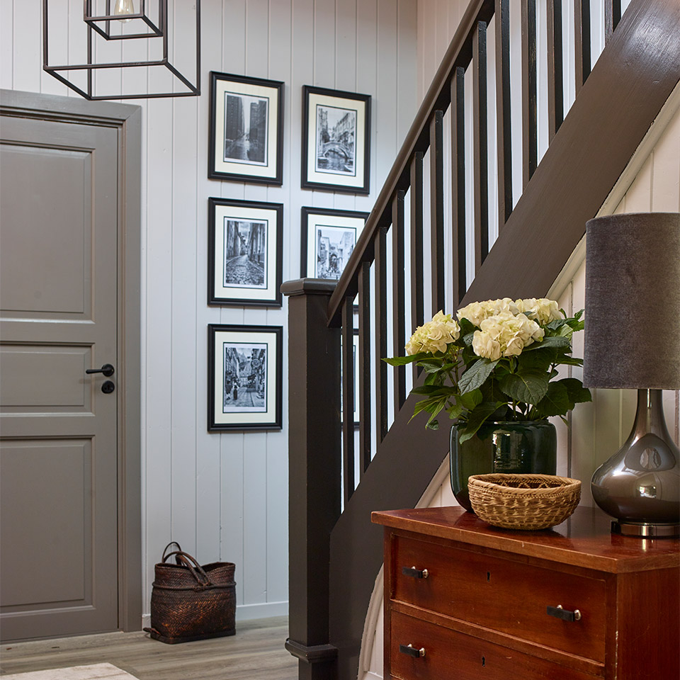 Panel farger gang trapp