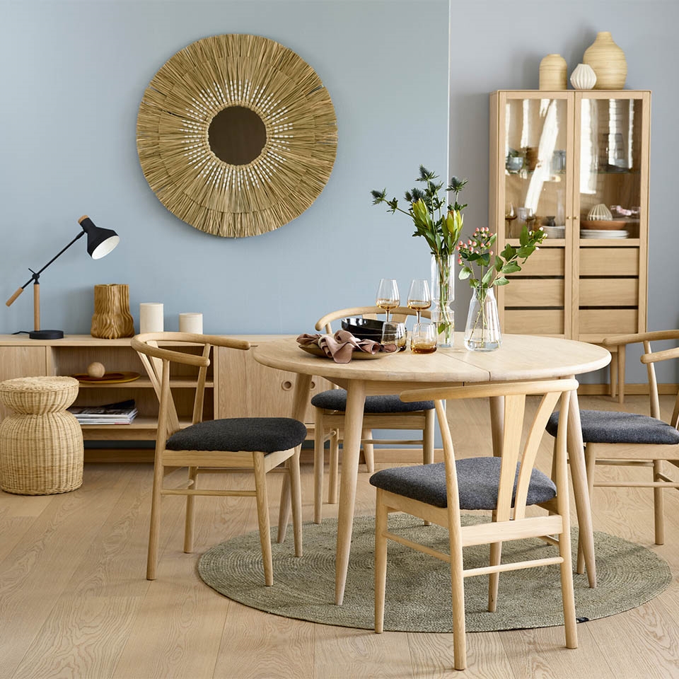 Støvete Blå spisestue