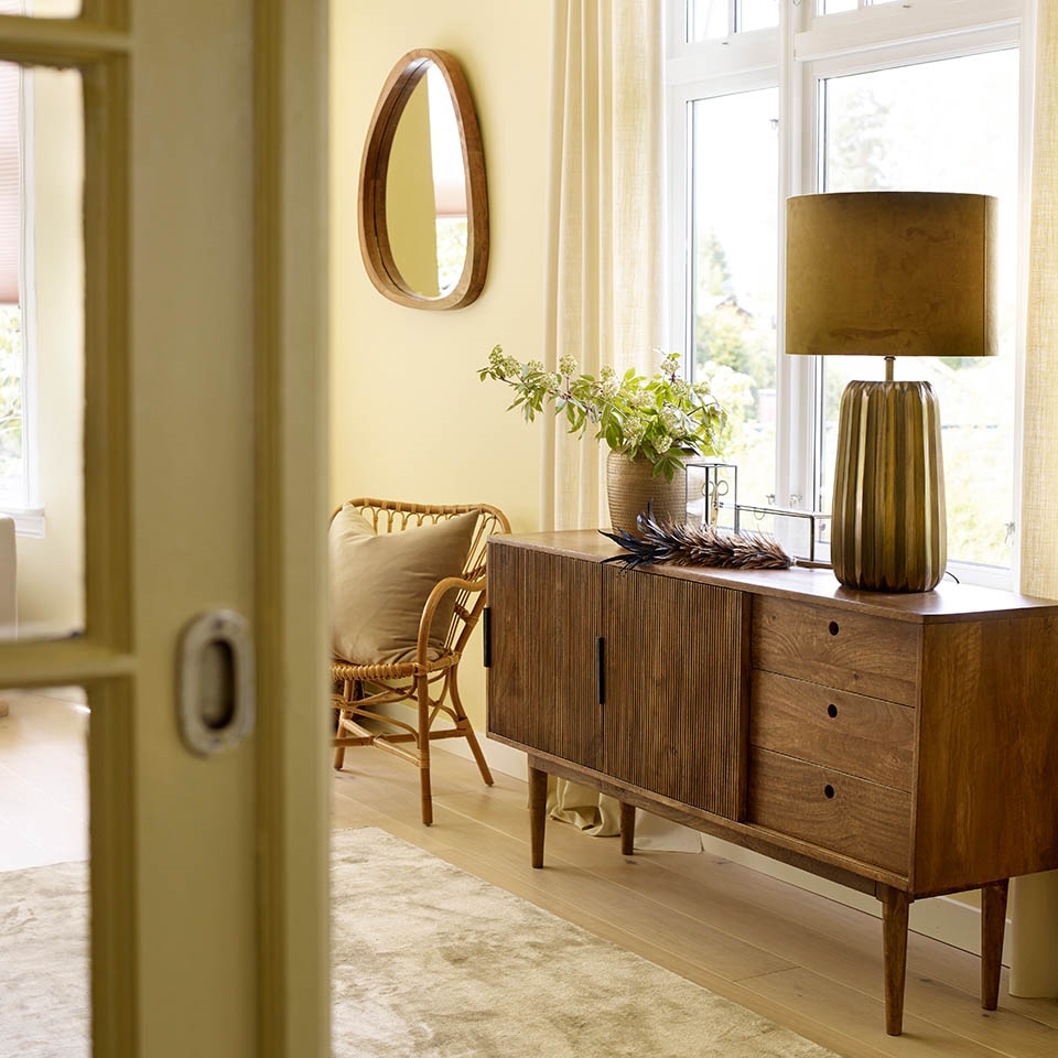 Stråleblink gul stue