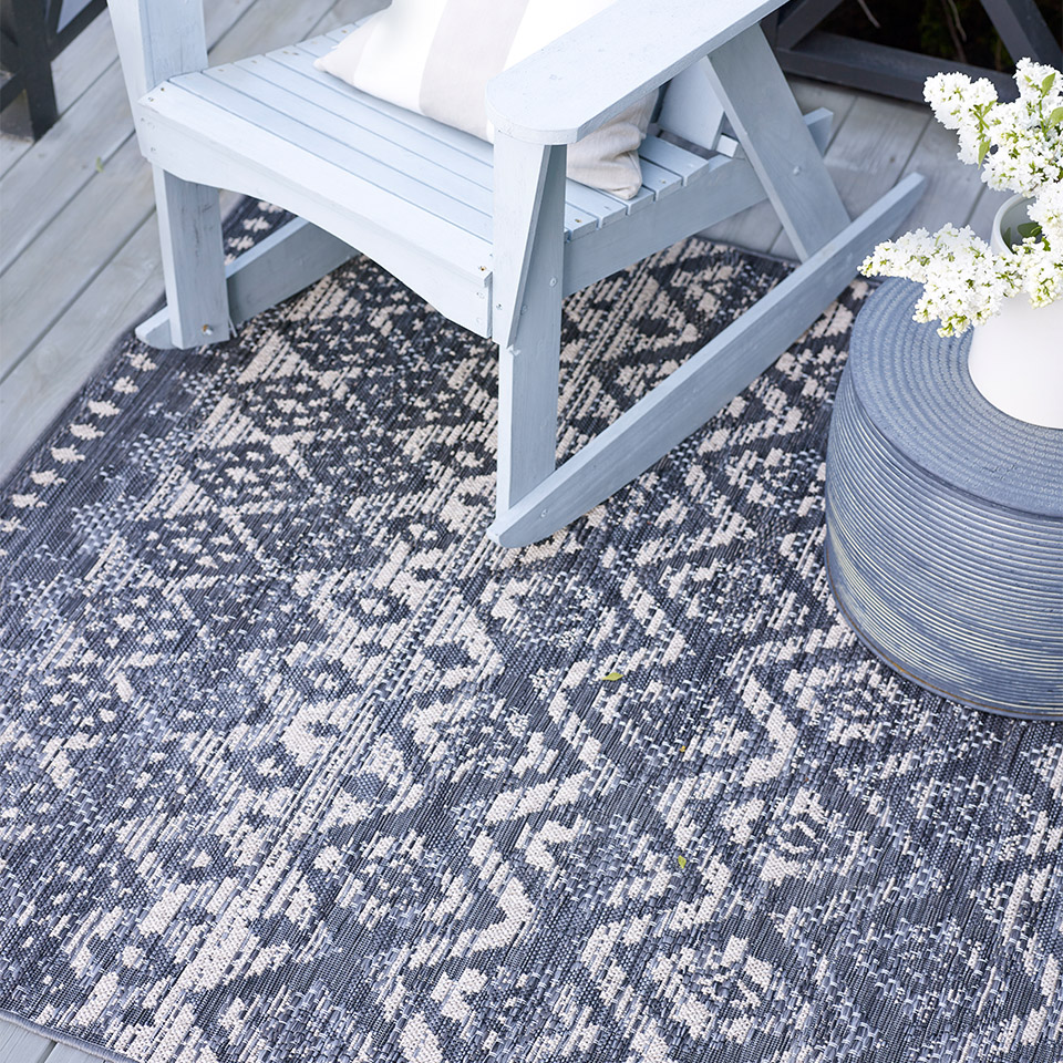Uteteppe til terrassen