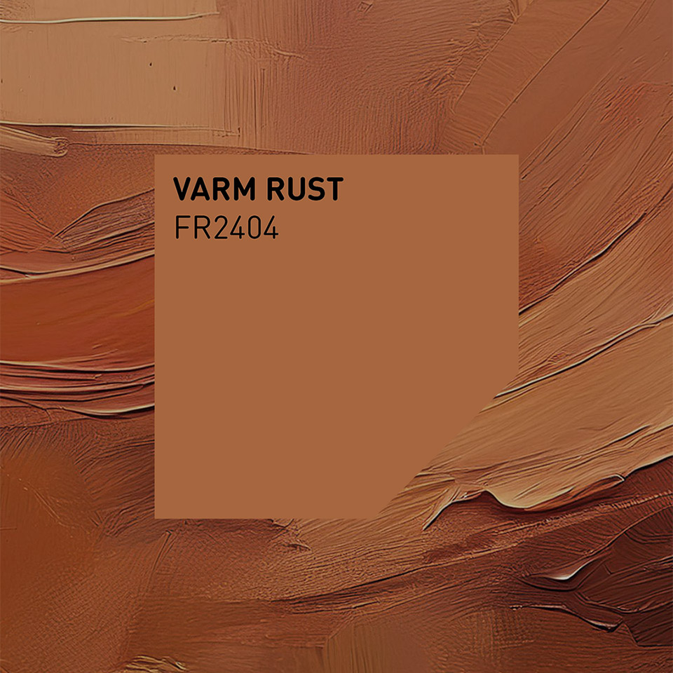 Varm Rust fargelamell