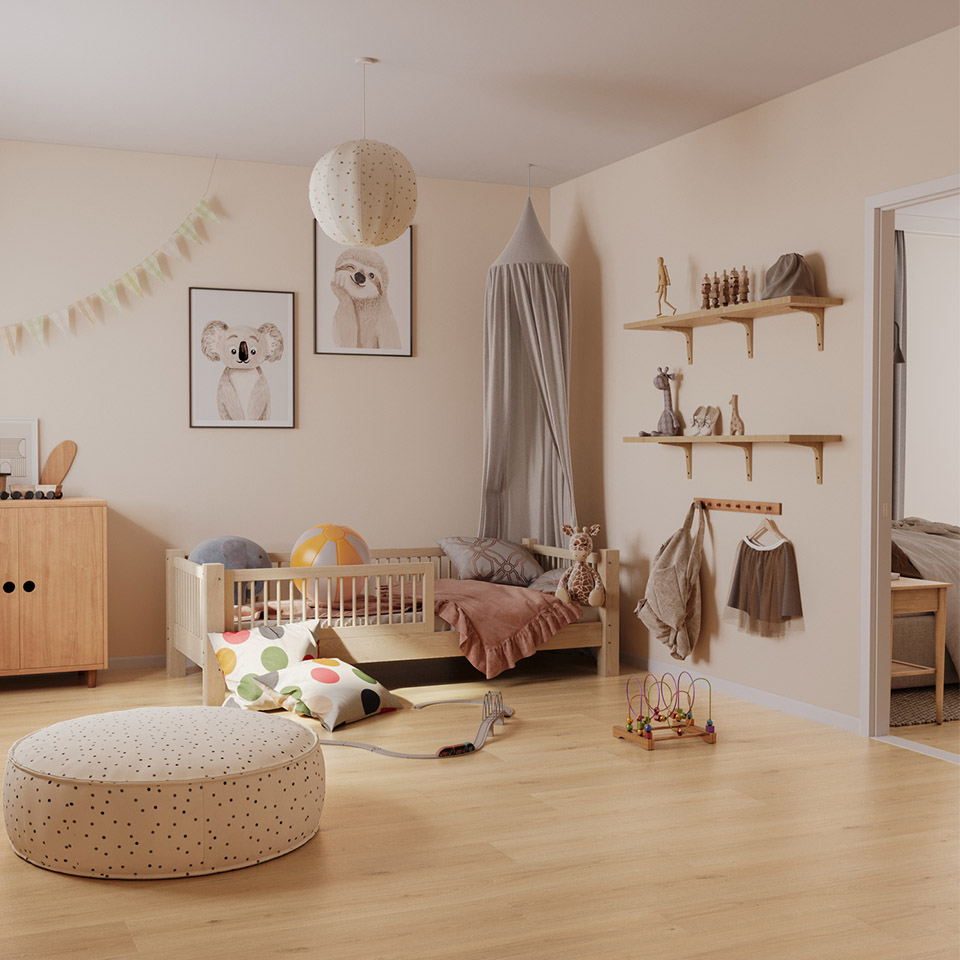 Vinylbelegg barnerom